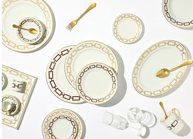 オーバルプラター 34cm カシミア | カテーネ | GINORI 1735